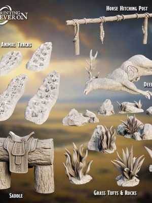 Scatter Terrain Props - Purple Trail