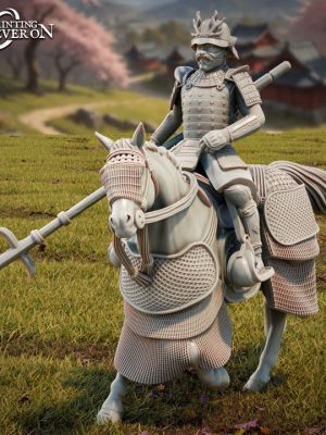 Jade Empire Samurai - Mounted - Yari A