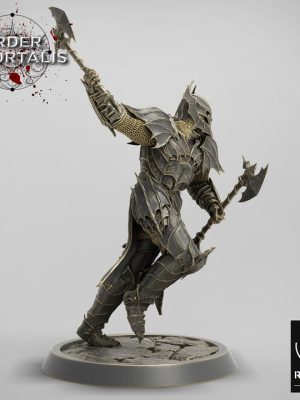 Blood knight Axe Swing