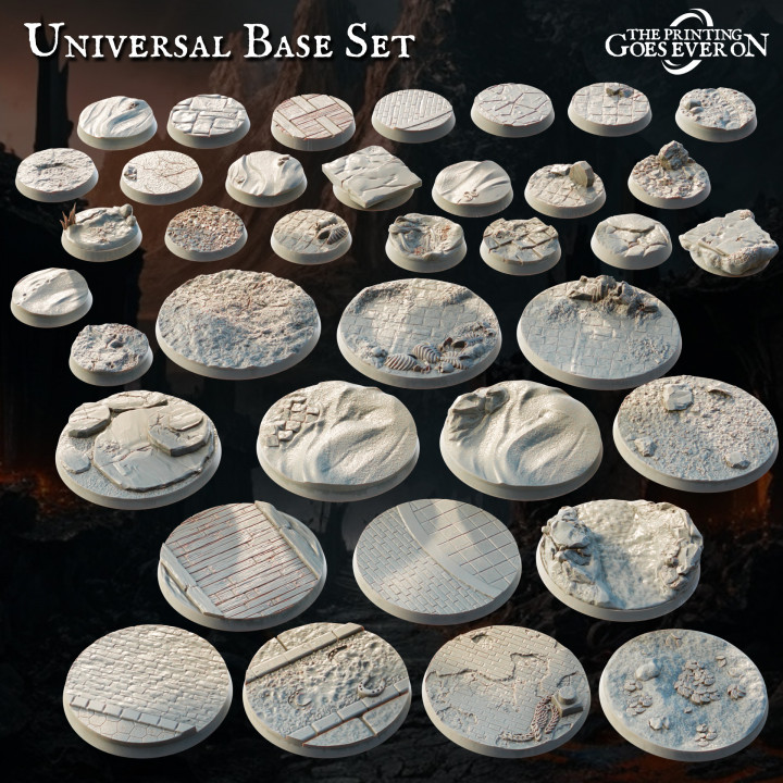 Universal Base Set - 55 Bases  and Supportless