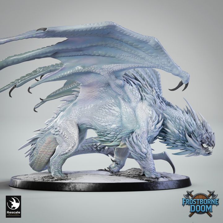 Chromatic White Dragon - 2024 Redesign - Image 3